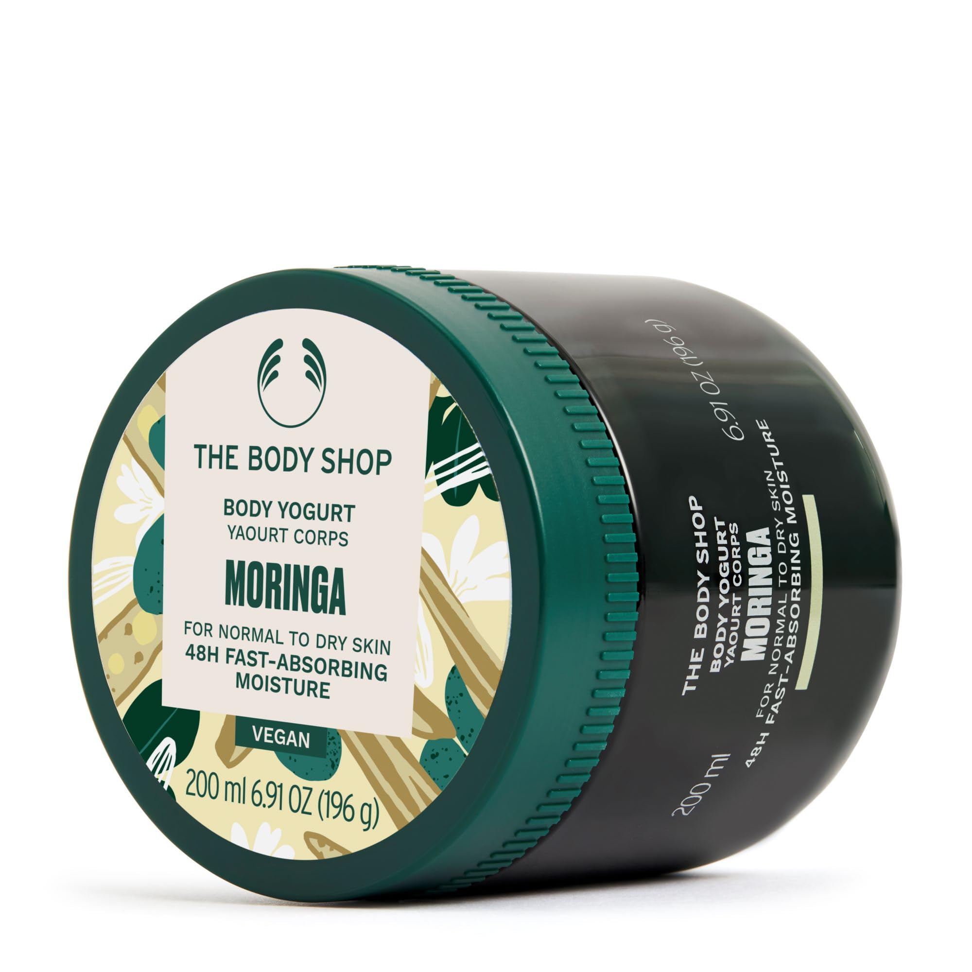 The Body Shop Moringa Body Yogurt applied on damp skin for smooth feel