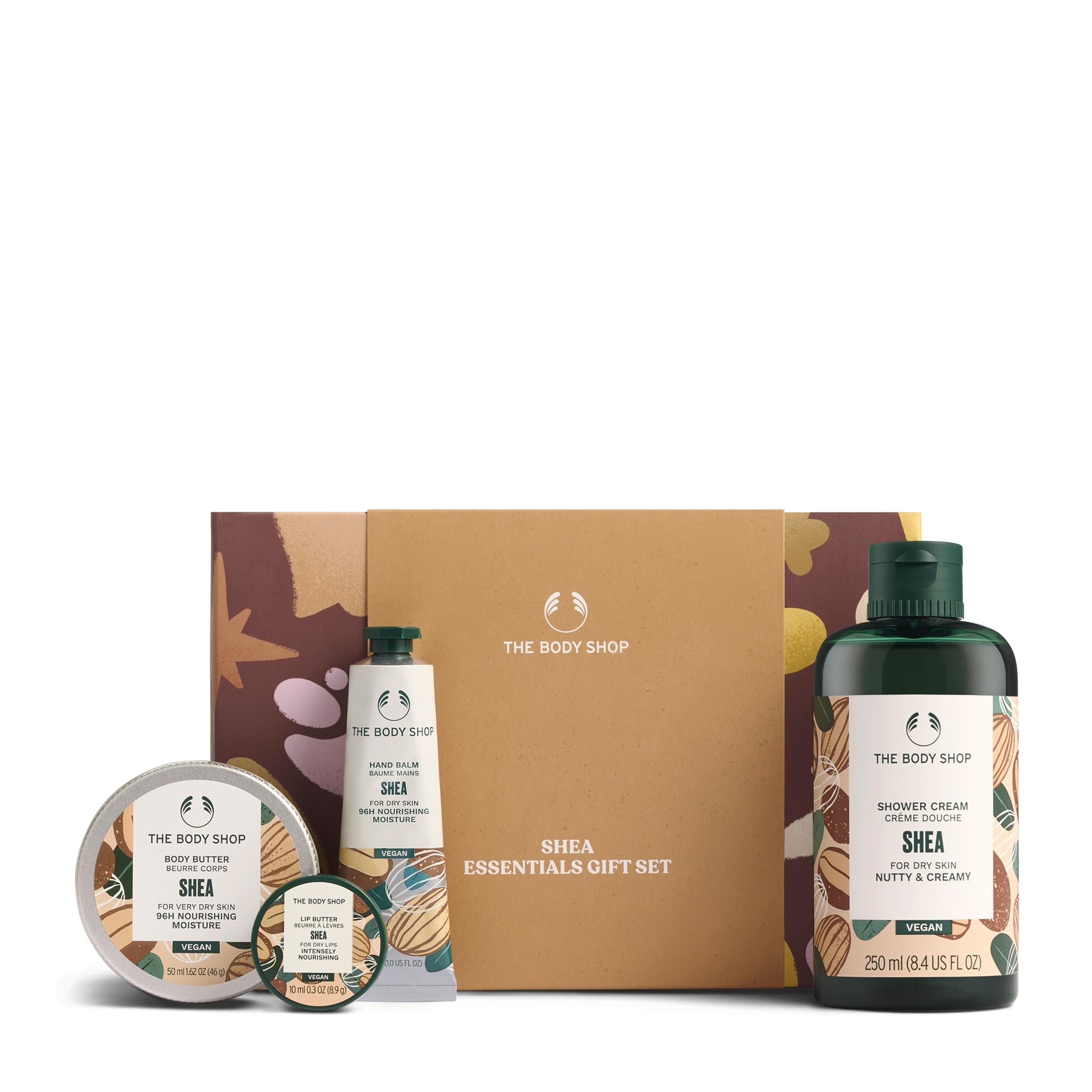 The Body Shop Shea Shower Cream 250ml pour provides gentle cleansing and nourishing hydration.