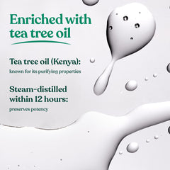 The Body Shop Tea Tree Oil bottle with dropper for fast spot care