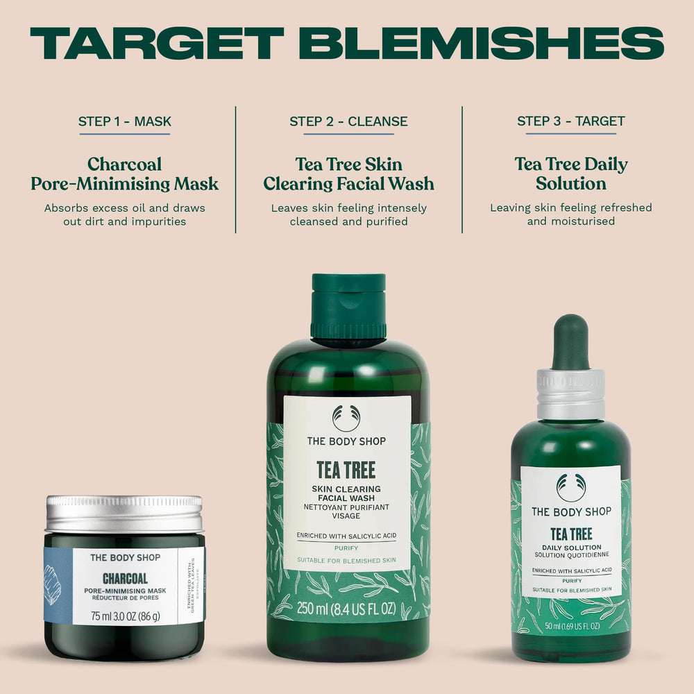 The Body Shop vegan symbol confirms plant-based, cruelty-free skincare option