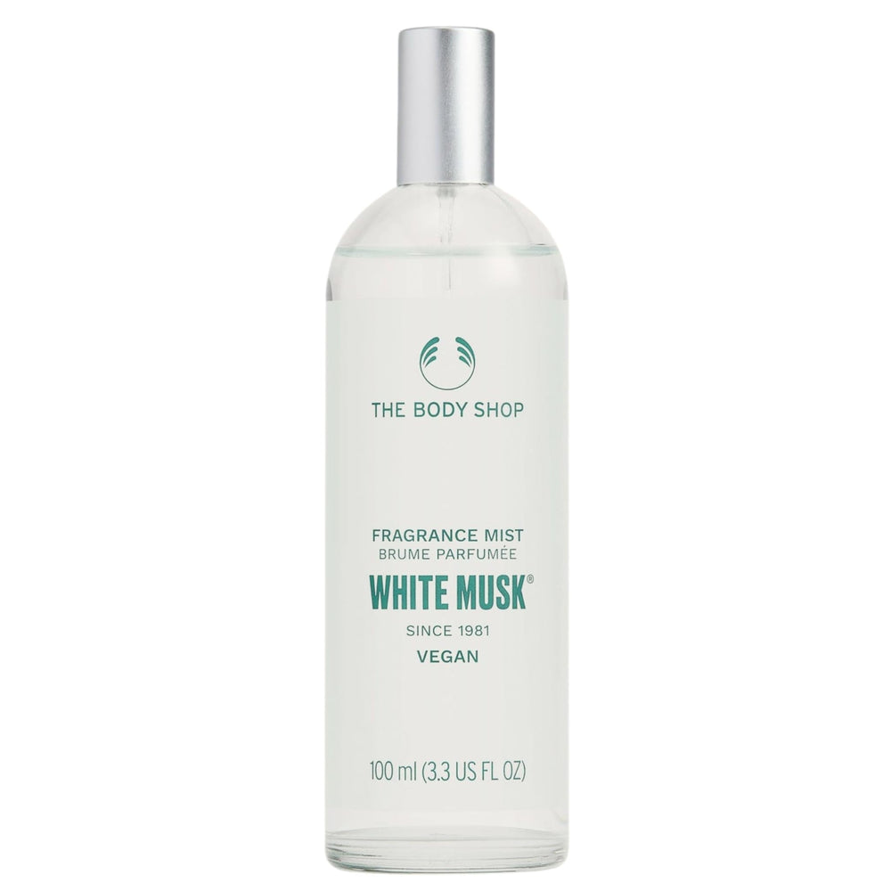 The Body Shop White Musk Body Mist spritz delivers refreshing, long-lasting everyday fragrance.