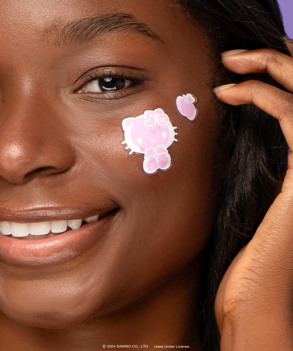 The Crème Shop Hello Kitty Pimple Patches with tea tree, witch hazel, vitamin E.