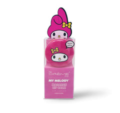 The Crème Shop macaron lip balm jar closeup for intense hydration and dessert-inspired scent