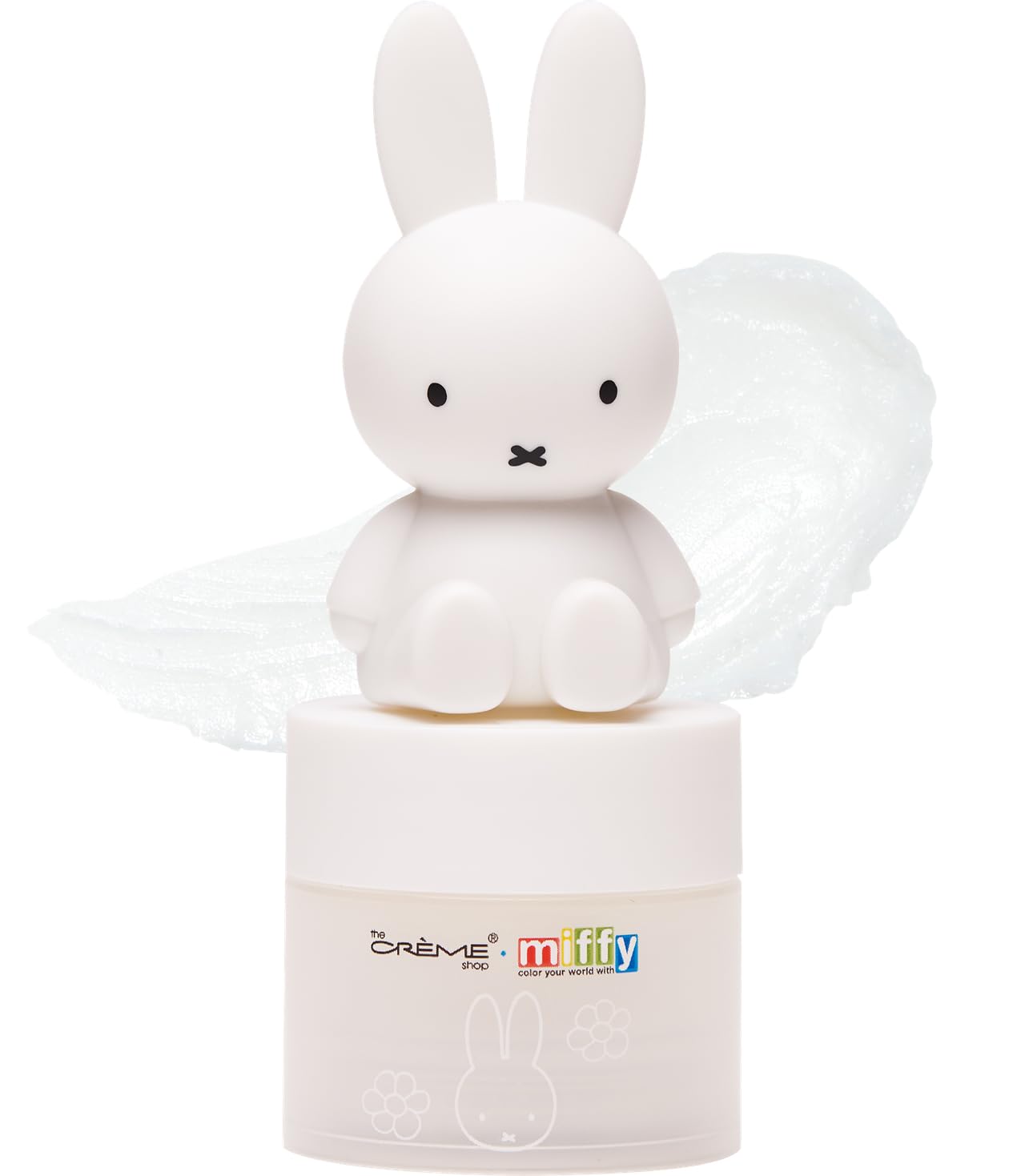 The Crème Shop Miffy tinted lip balm with Miffy cap delivers cute portability and daily moisture.