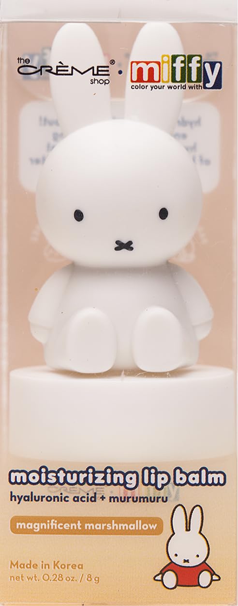 The Crème Shop Miffy lip balm swirls with color and hydration for a softly tinted finish.