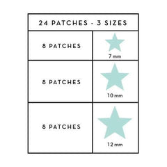 The Crème Shop star shape patch infused with witch hazel for soothing relief around blemishes.