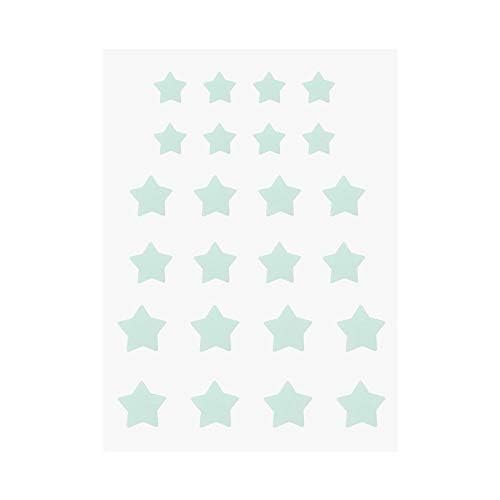 The Crème Shop star shape patch on skin demonstrates discreet blemish coverage and potential redness reduction.