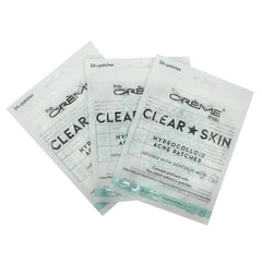 The Crème Shop star shape patches packaging close-up with discreet blemish-fighting patches.