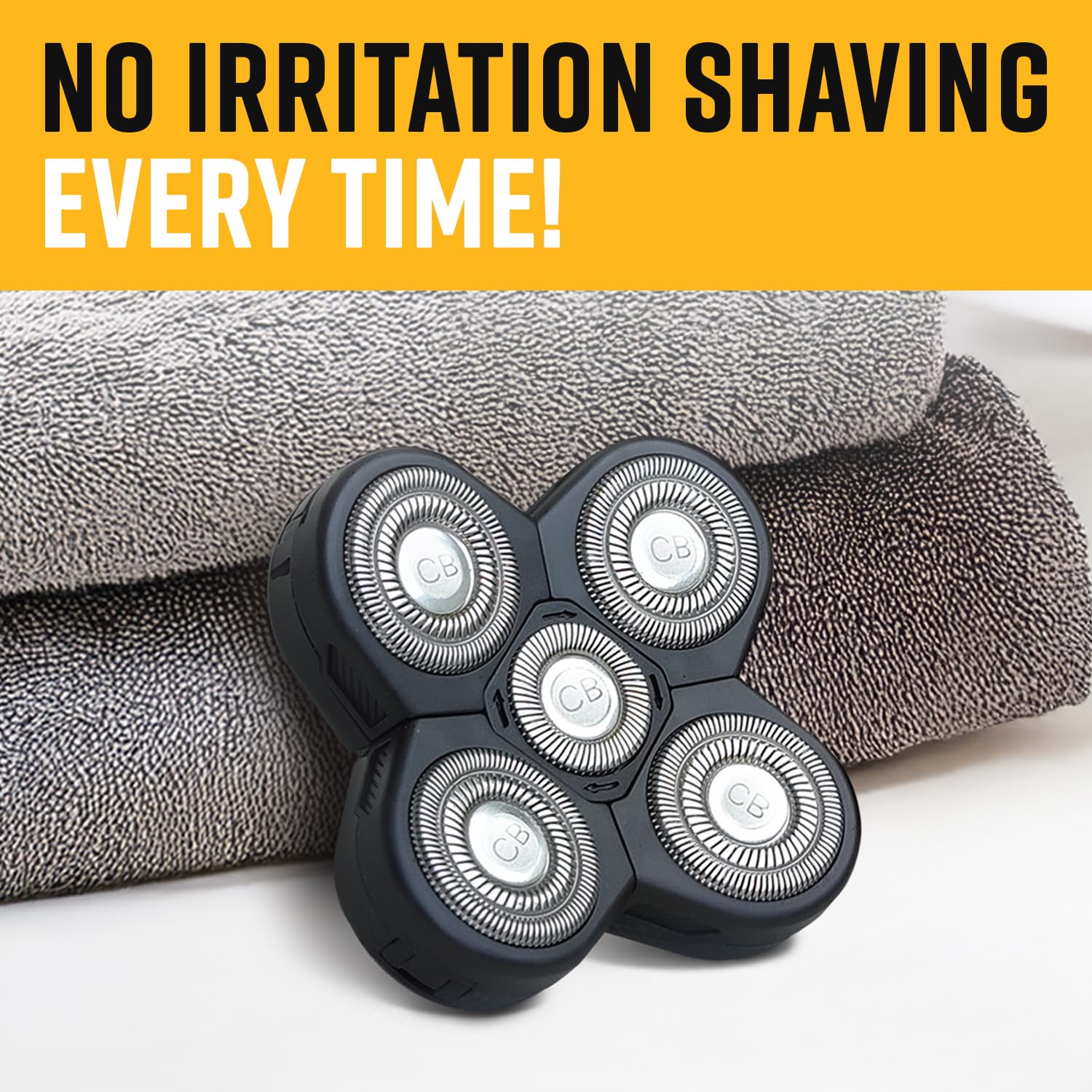 The Cut Buddy head designed for coarse hair achieving close results.