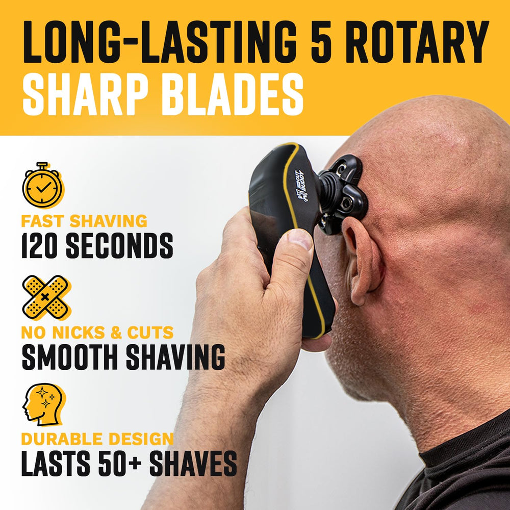 The Cut Buddy wet-dry compatibility shown with a water splash for versatile use.