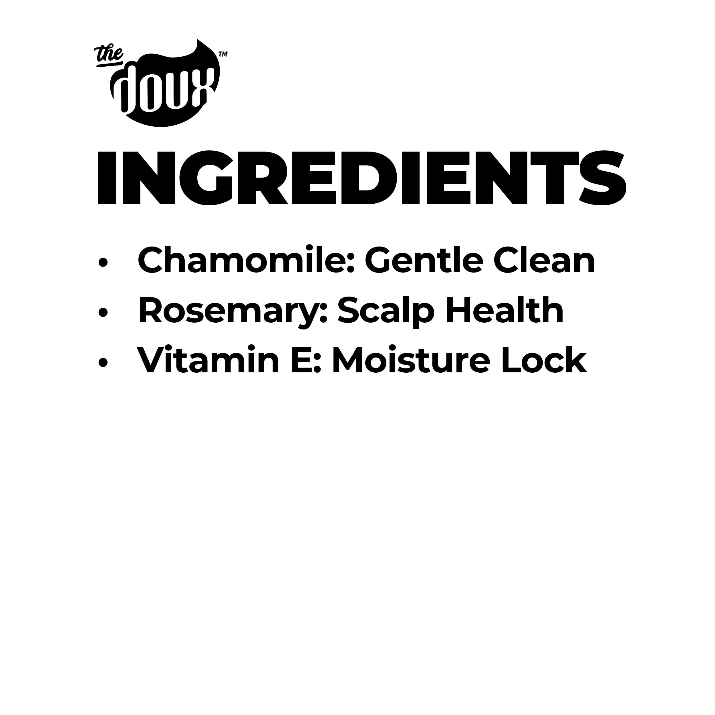 The Doux BREAKDOWN hair strands after rinse—soft curls and detangling.
