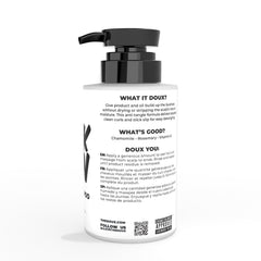 The Doux BREAKDOWN ingredients close-up—rosemary and vitamin E antioxidant boost.