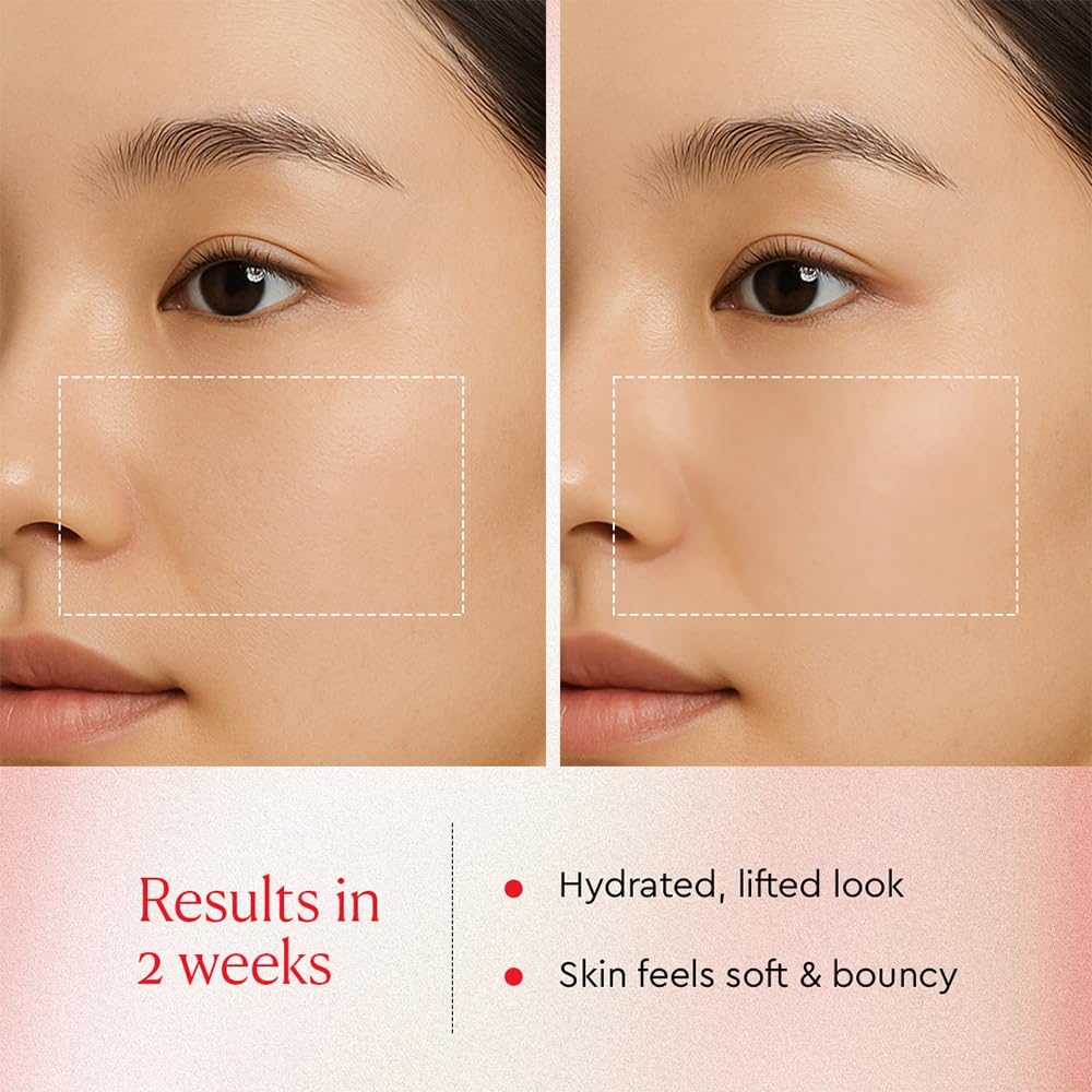 The Face Shop Pomegranate & Collagen emulsion ingredient panel hints at hydration and lift synergy.