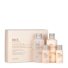 The Face Shop Rice Ceramide Toner bottle for quick hydration and barrier support.