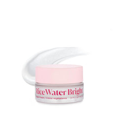 The Face Shop Rice Water Bright cream bottle shown for daily hydration.