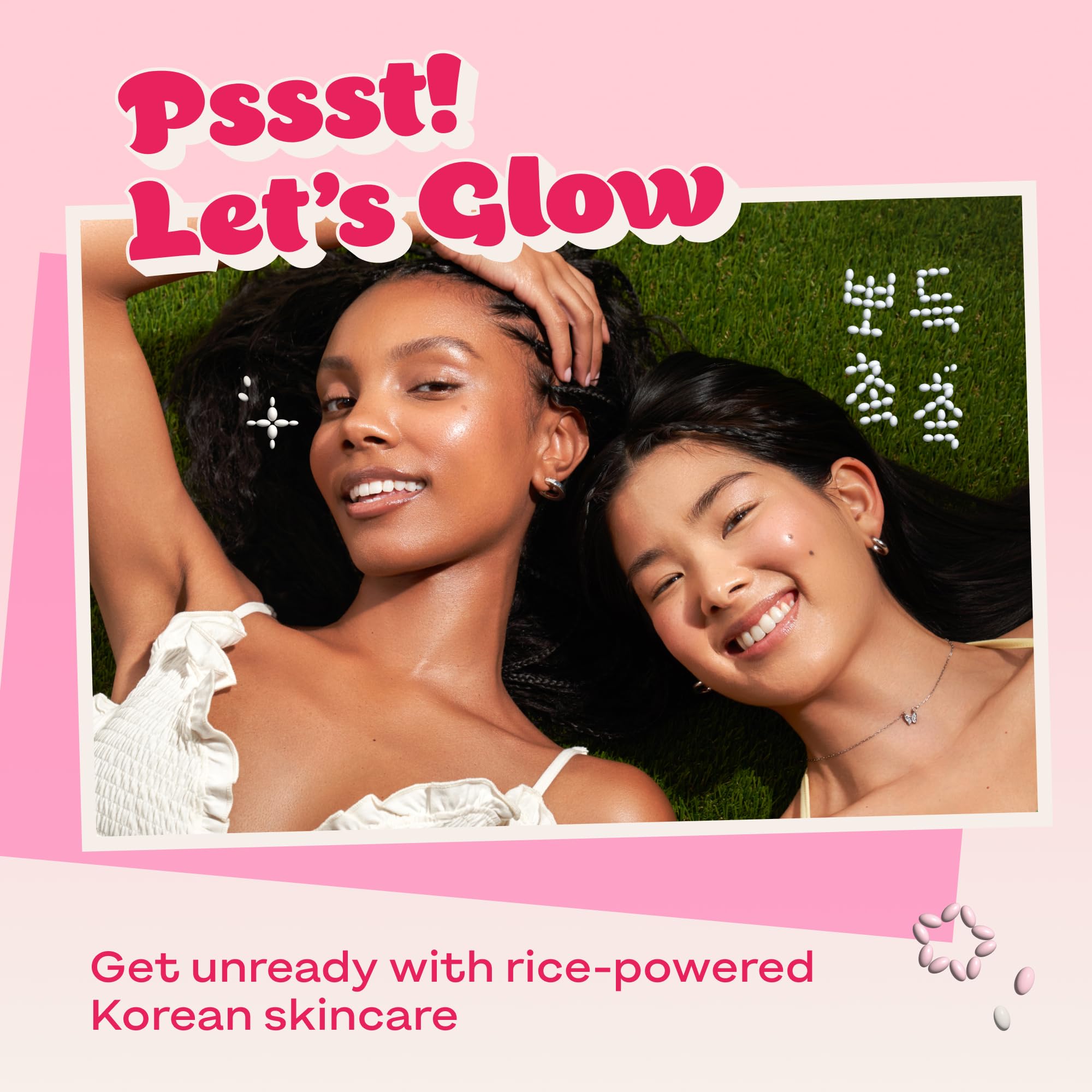 The Face Shop Rice Water Bright minimalist packaging closeup.