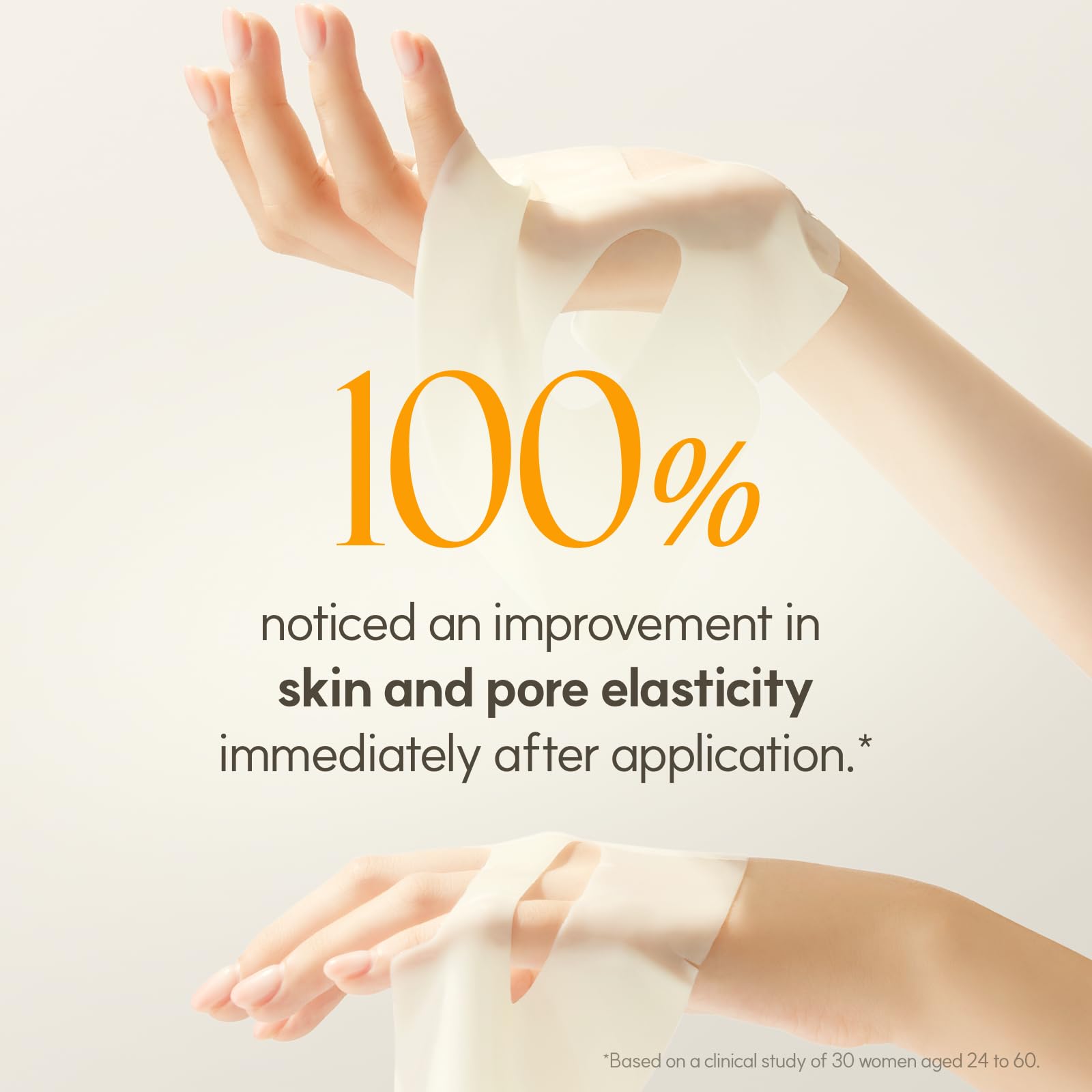 The Face Shop Vita-Toning mask being applied on skin suggests a calm, refreshed complexion.