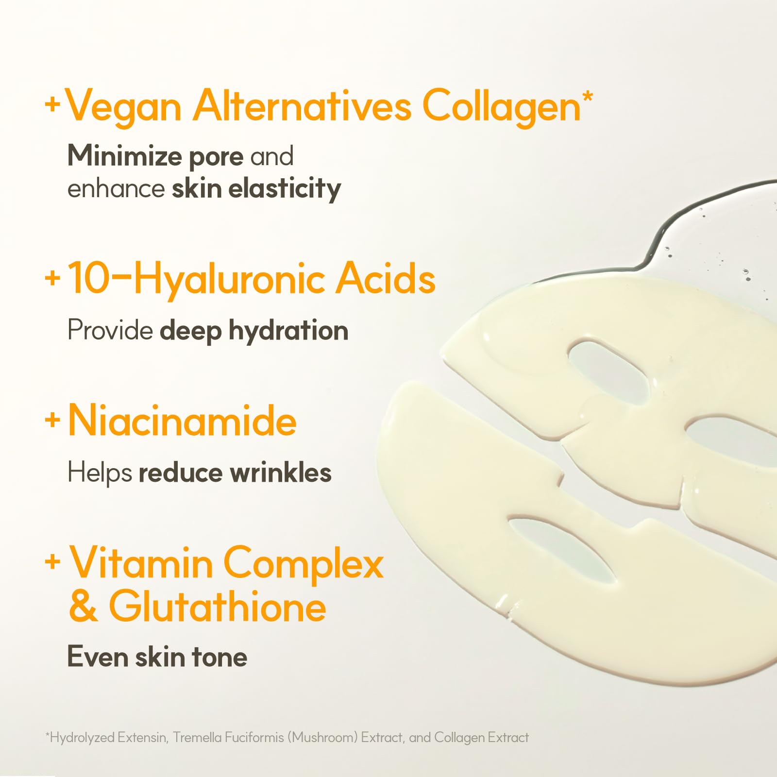 The Face Shop Vita-Toning at-home spa scene illustrates a 2-hour treatment or overnight use.