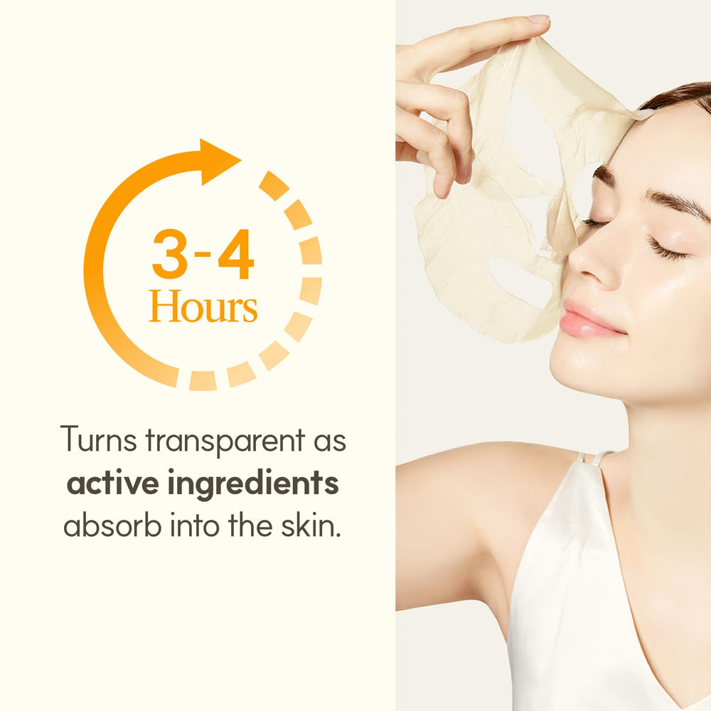 The Face Shop Vita-Toning formula highlights vitamins, hyaluronic acid, and glutathione for hydration.