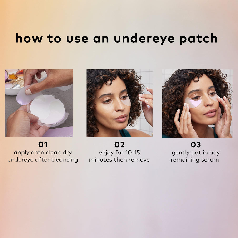 The Good Patch Brighten Up under-eye patches spotlight vitamin K for skin radiance.