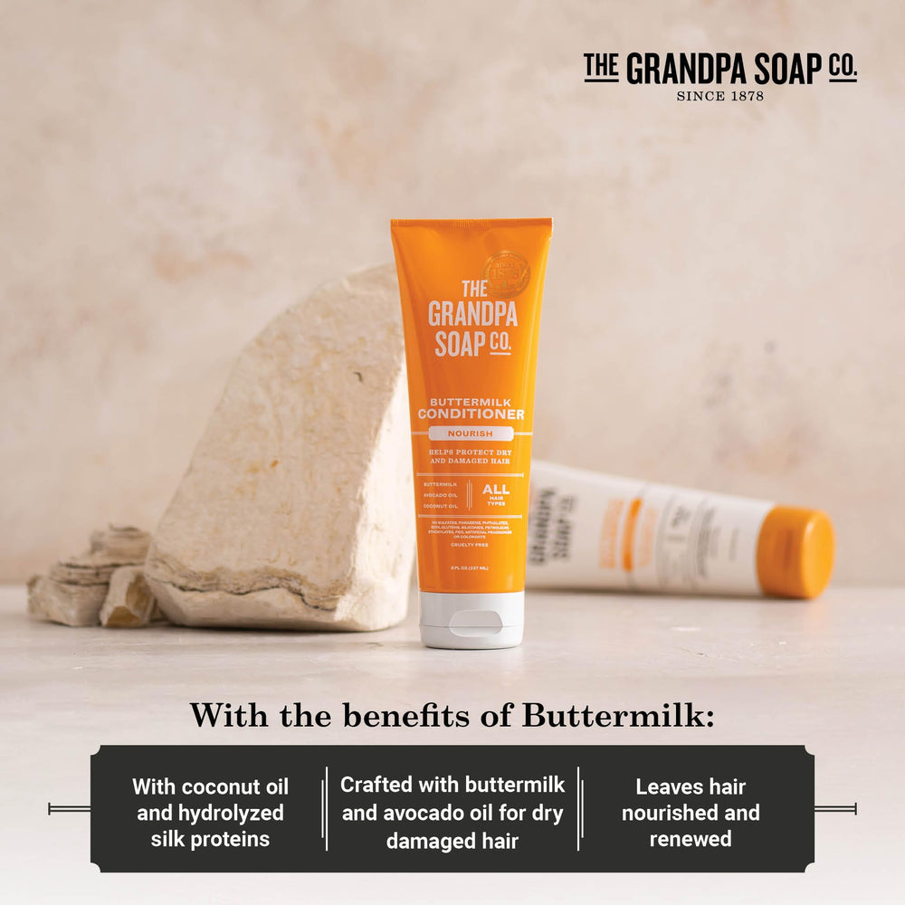 Cabello desenredado tras usar el acondicionador Buttermilk