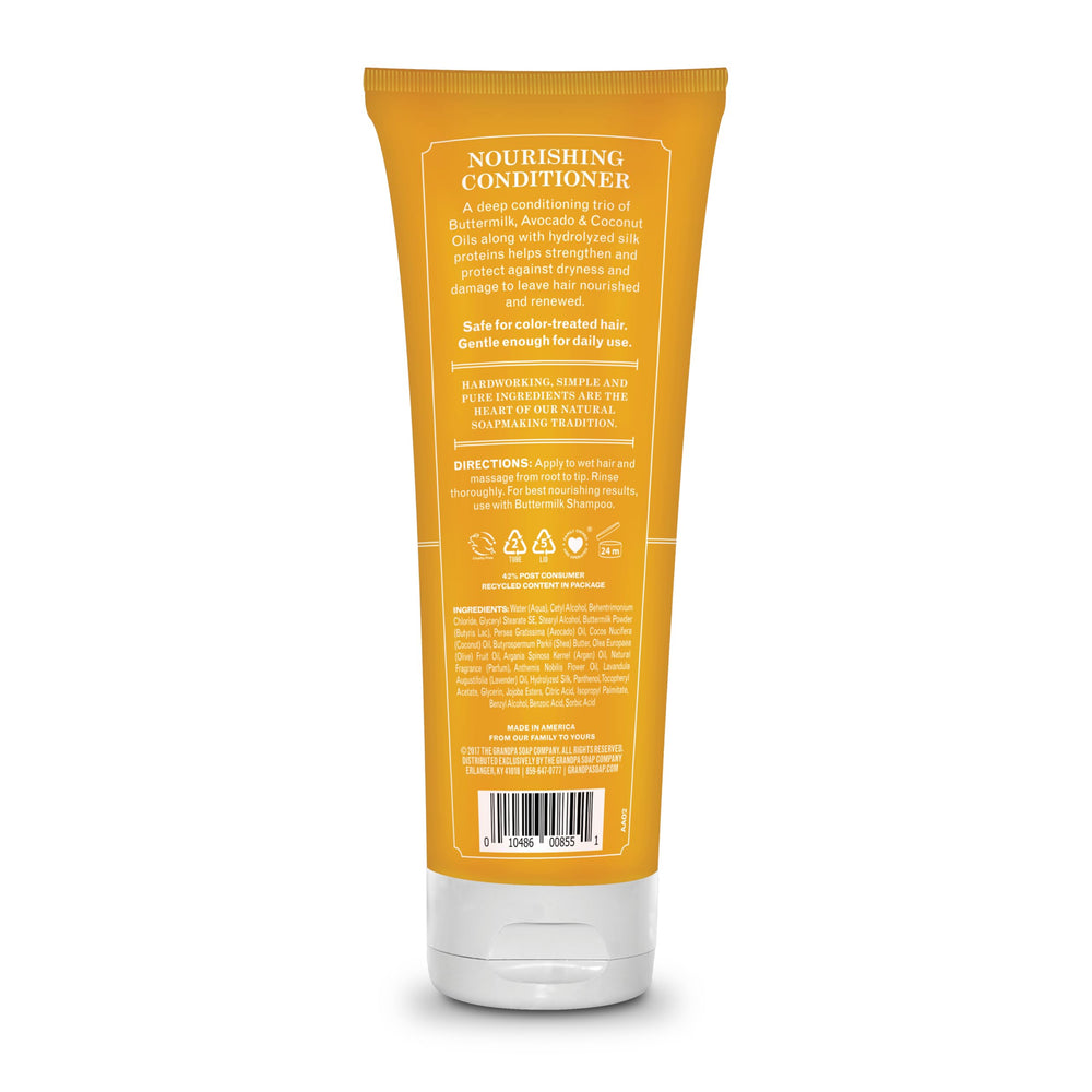 Acondicionador Buttermilk de The Grandpa Soap Company textura cremosa para cabello suave