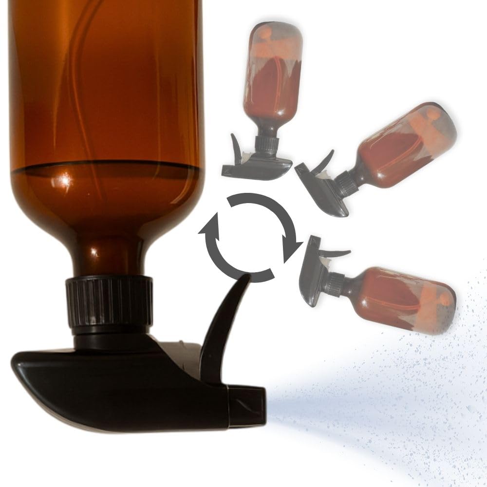 The Green Alcove 360° spray bottle angled spray for efficient coverage of hard-to-reach spots