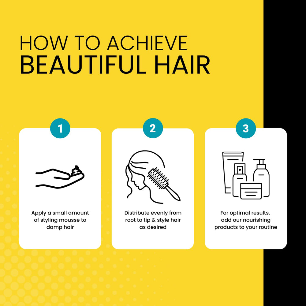 The Hair Diagram Ashley Marie Styling Mousse made-in-us-lab quality and safety reassurance.
