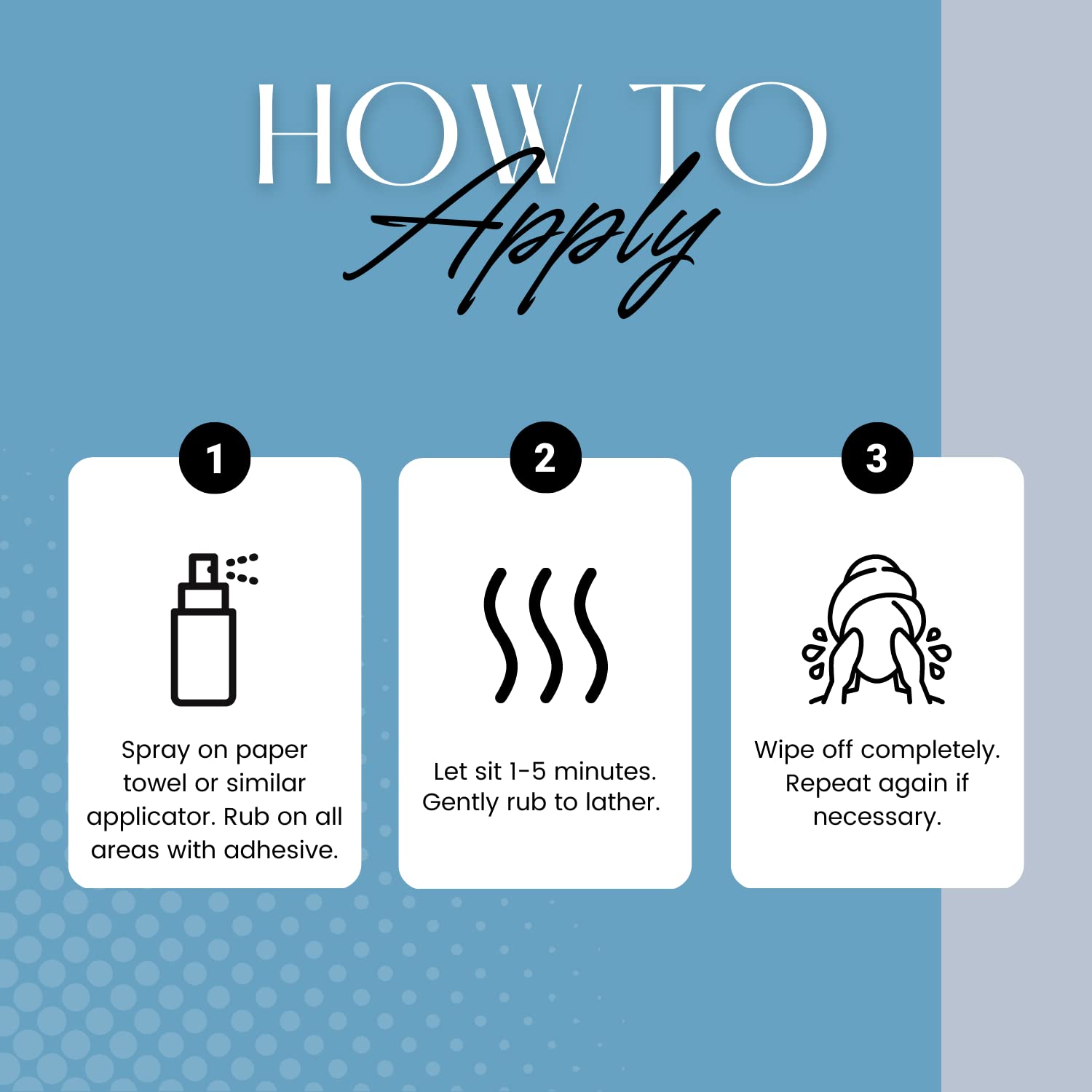 The Hair Diagram Bold Hold Lace Remover after-use shows clean removal with minimal effort