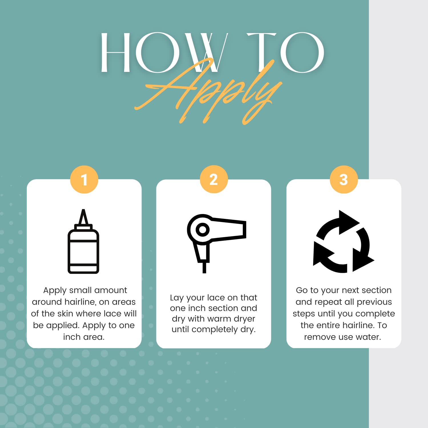 The Hair Diagram Bold Hold Liquid Gold is skin-friendly and non-toxic for sensitive skin.