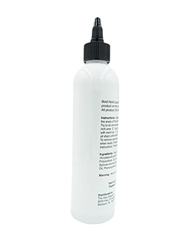 The Hair Diagram Bold Hold Liquid Gold on wig setup provides glueless lace support.