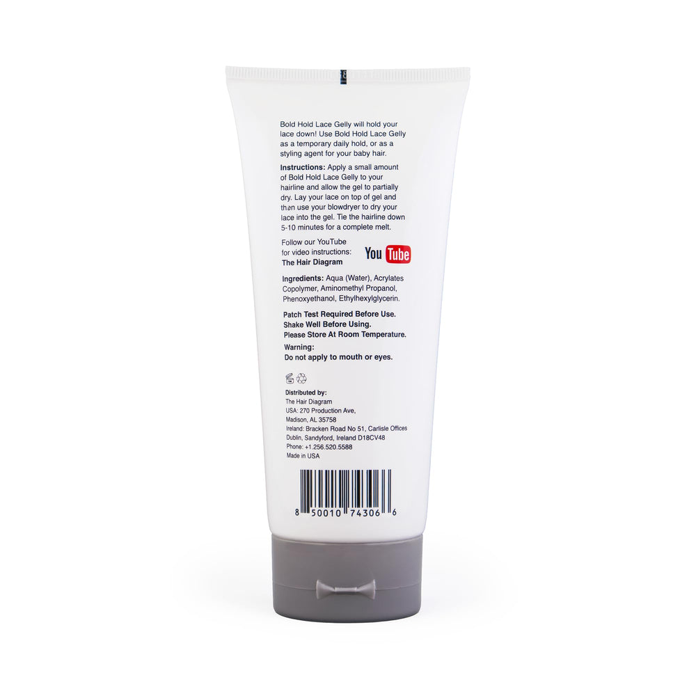The Hair Diagram Lace Gelly styles baby hairs for natural edge control.