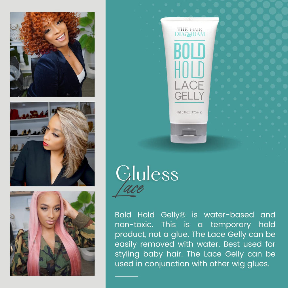 The Hair Diagram water-based formula washes off easily with water.
