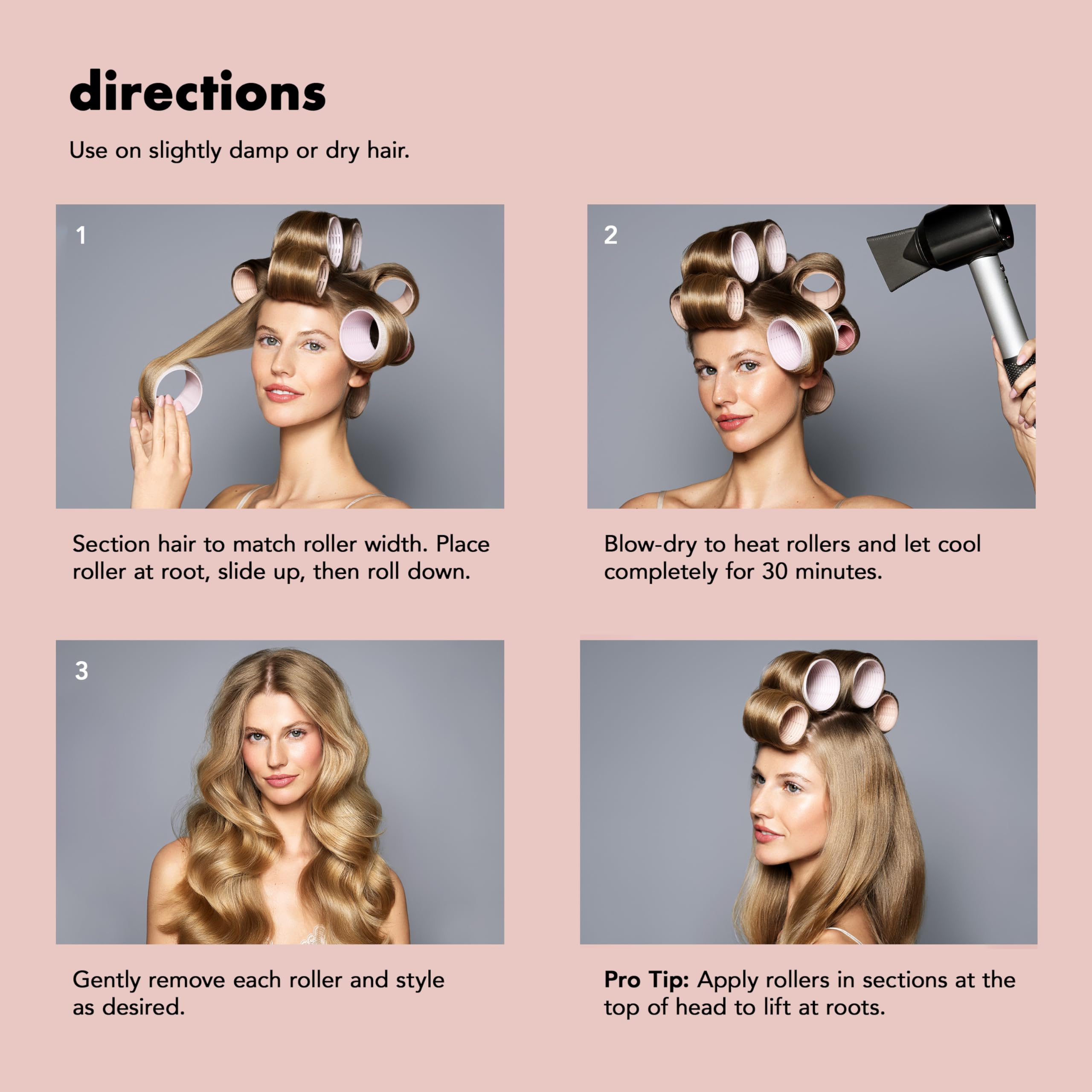The Hair Edit three-size set demonstrates versatile styling options for soft waves