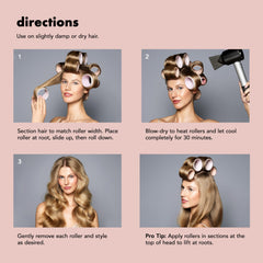 The Hair Edit three-size set demonstrates versatile styling options for soft waves