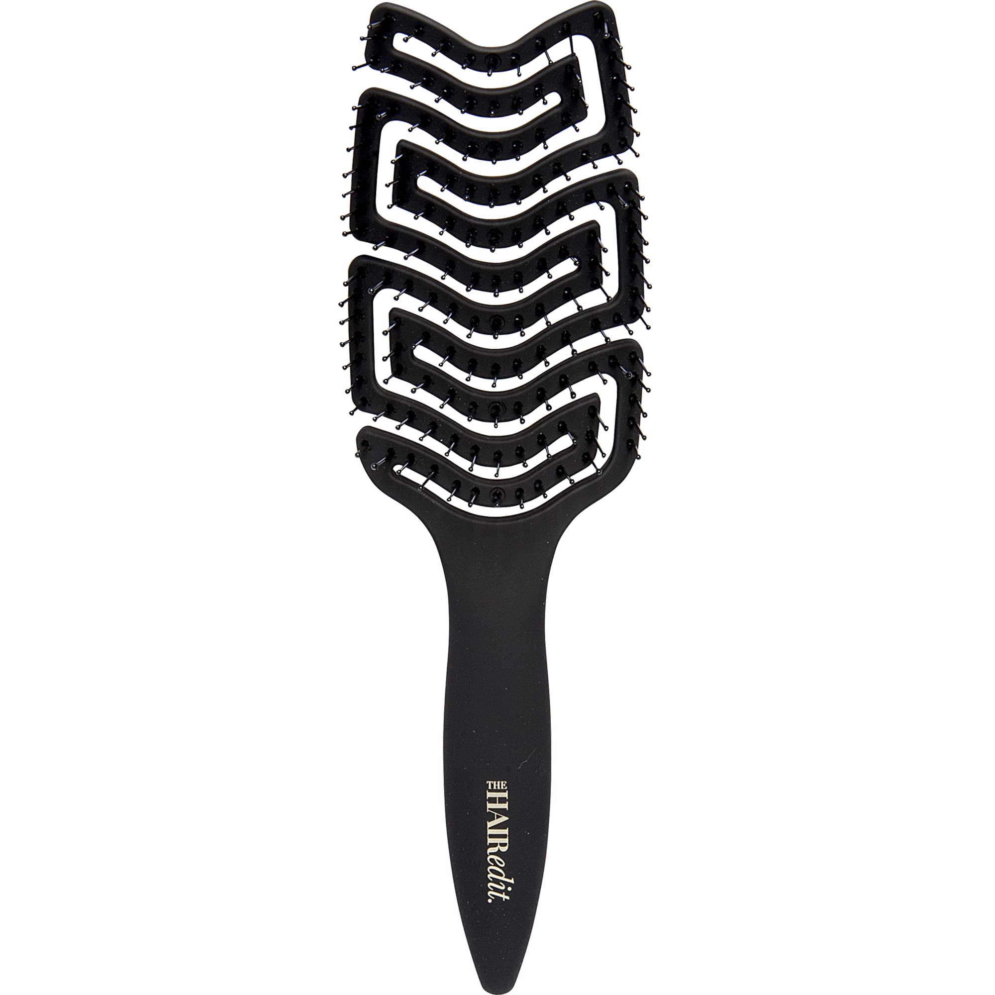 The Hair Edit detangle brush with ergonomic paddle for gentle wet or dry detangling.
