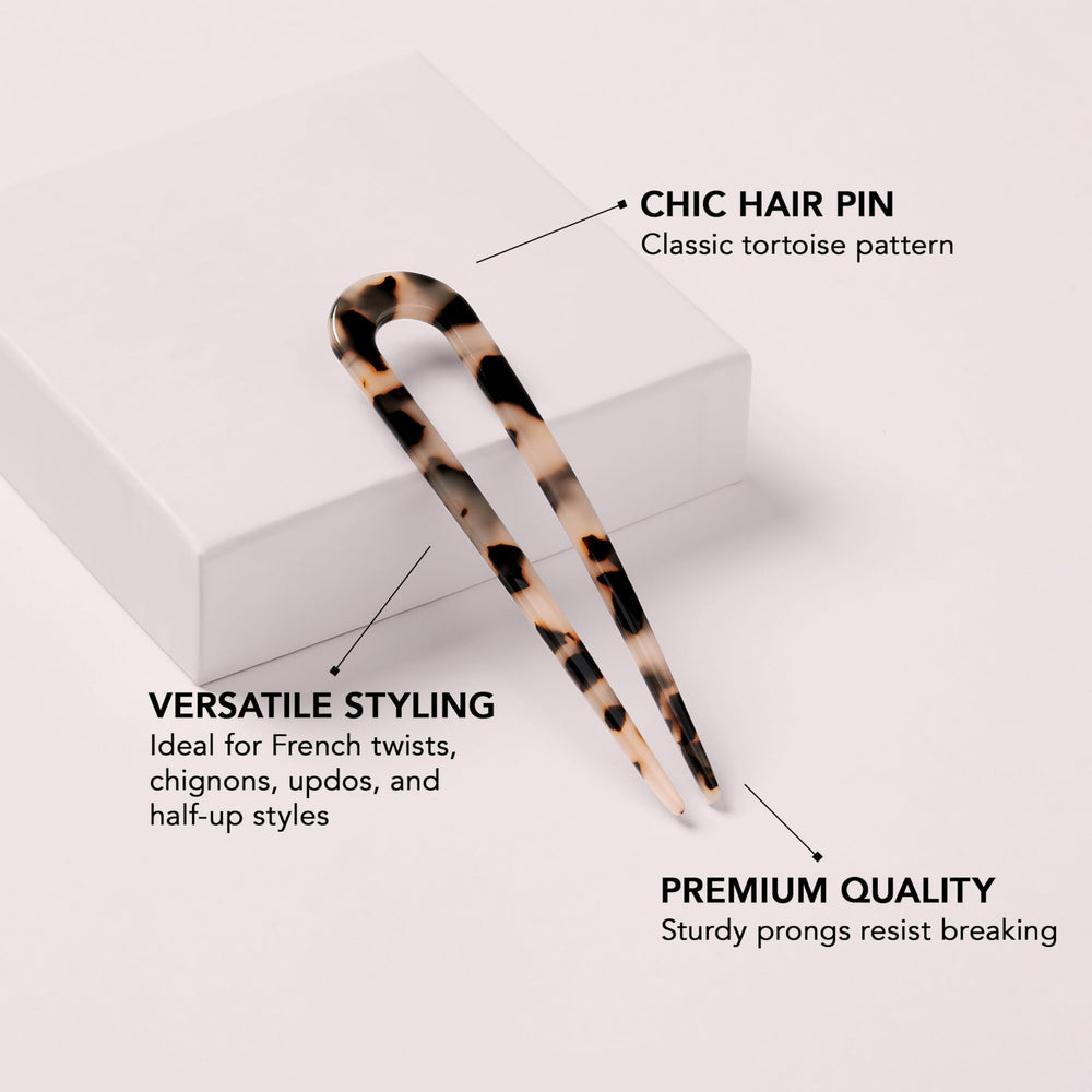 The Hair Edit Lightweight French Pin demonstrates durable design for all-day wear.