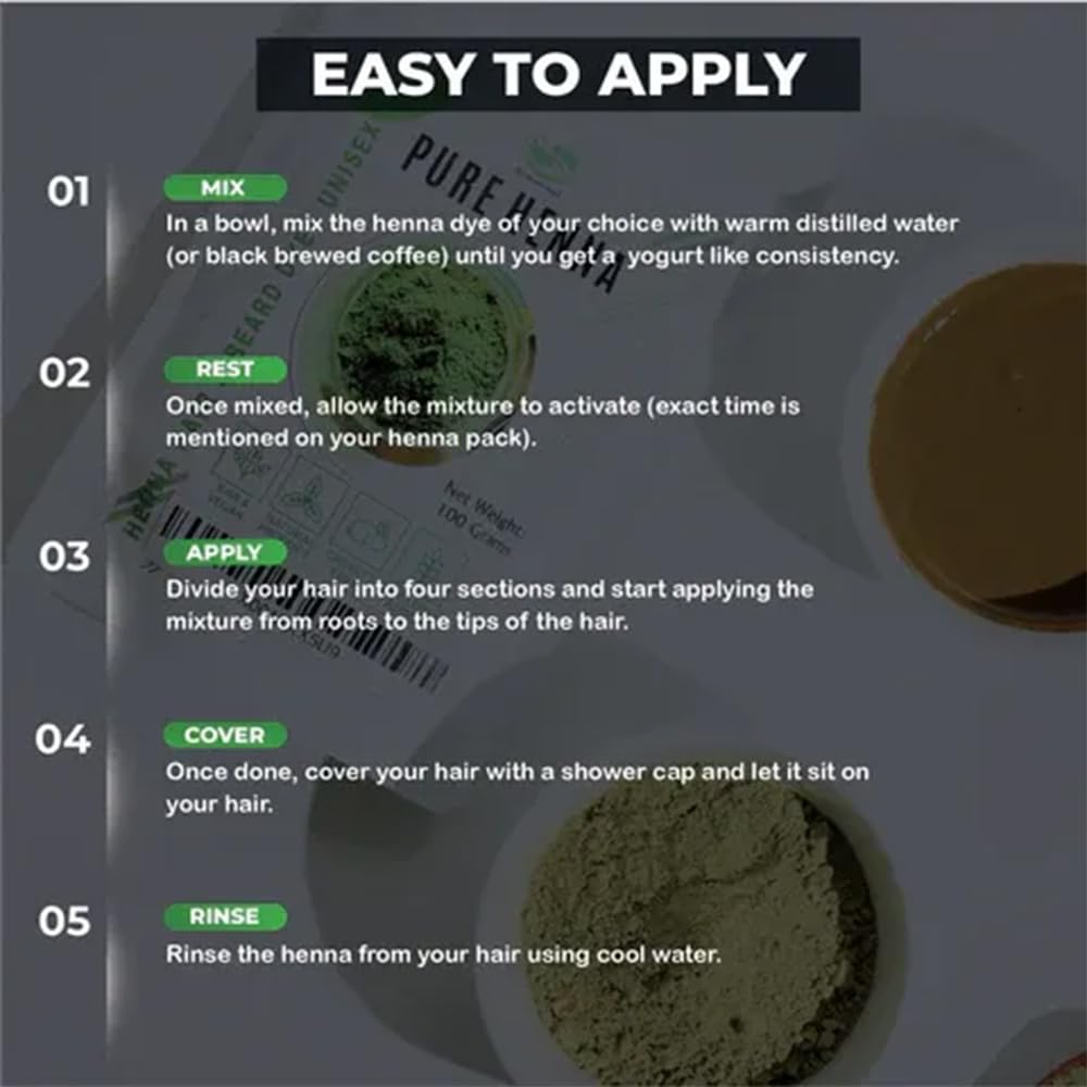The Henna Guys triple-cloth-sifted paste for smooth application
