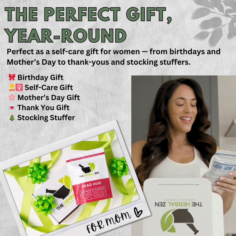 Gift-ready Christmas packaging from The Herbal Zen for thoughtful gifting