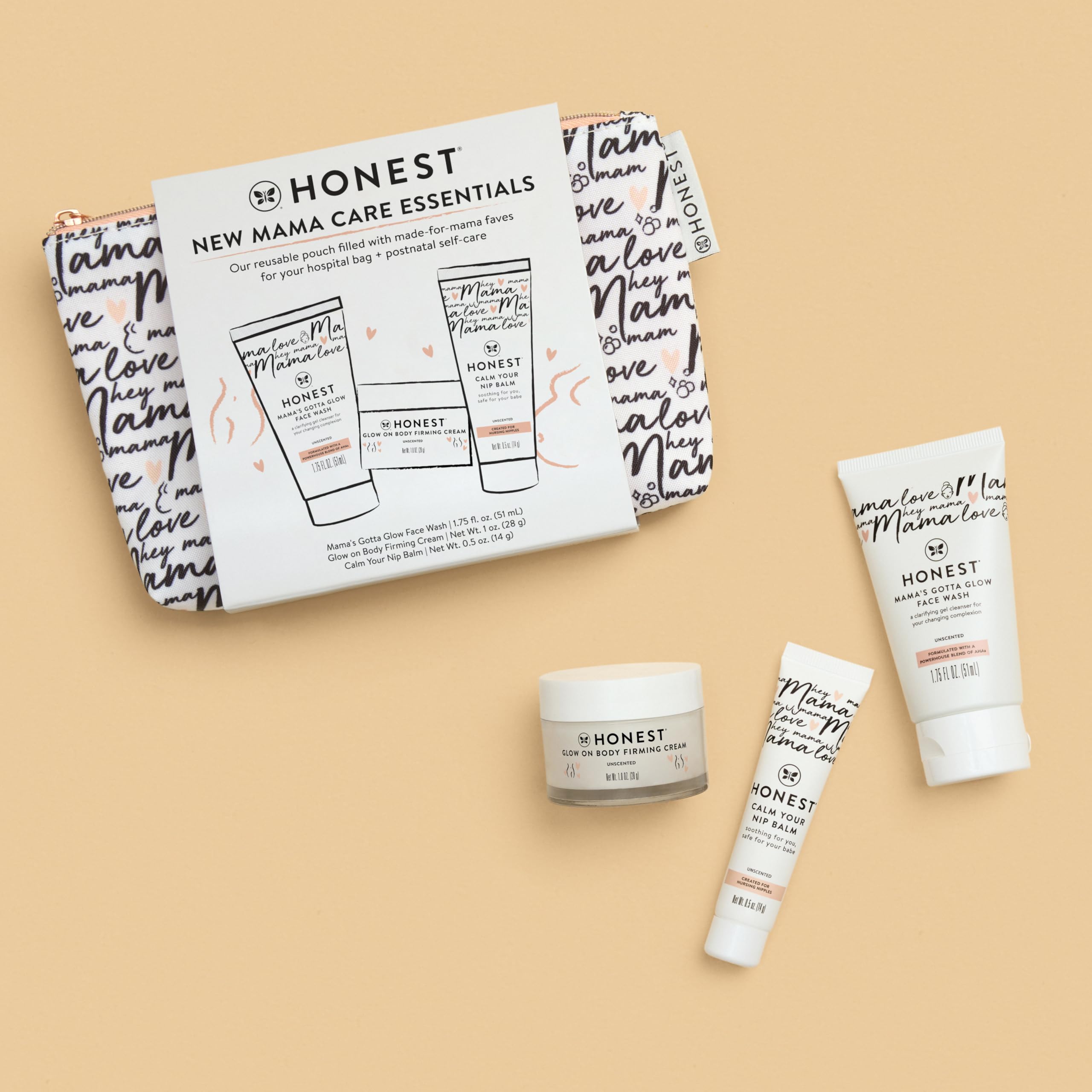The Honest Company Gotta Glow Face Wash foamy texture for radiant postnatal skin