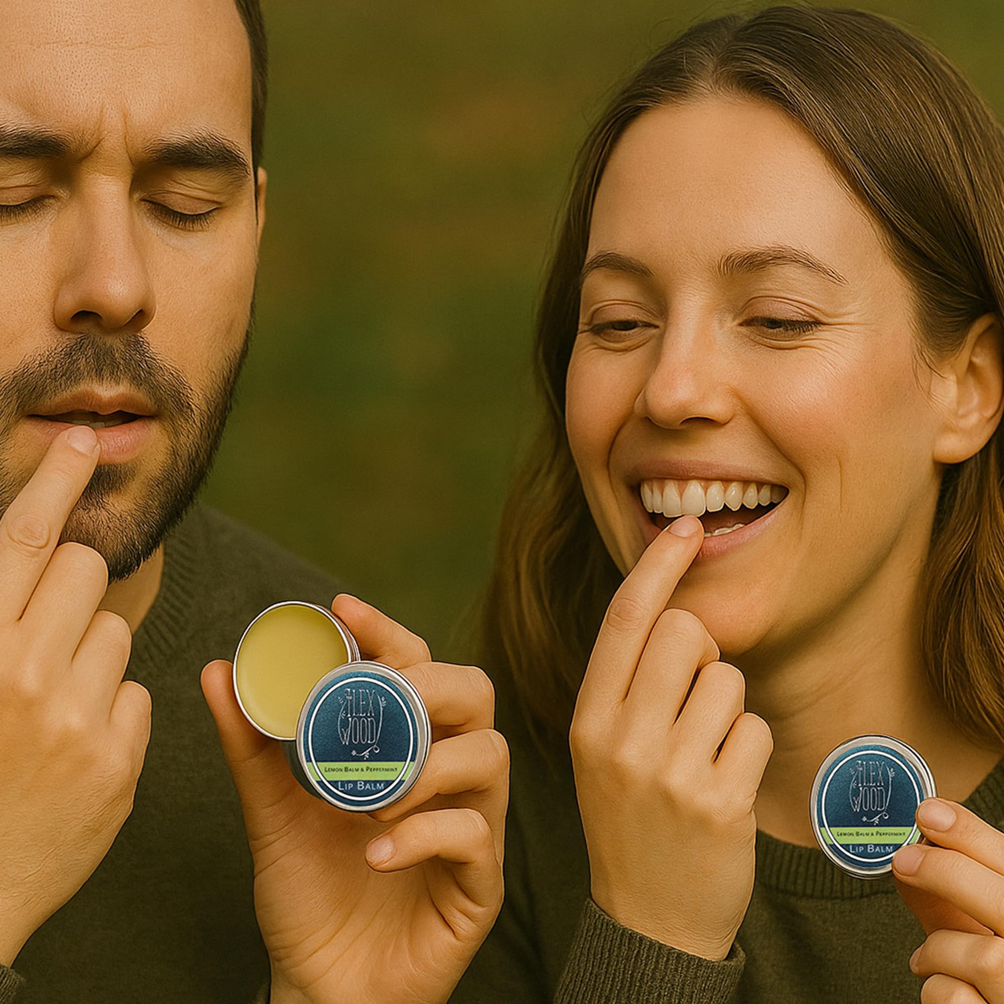 The Ilex Wood in hand scale showing compact size and travel-ready convenience benefit