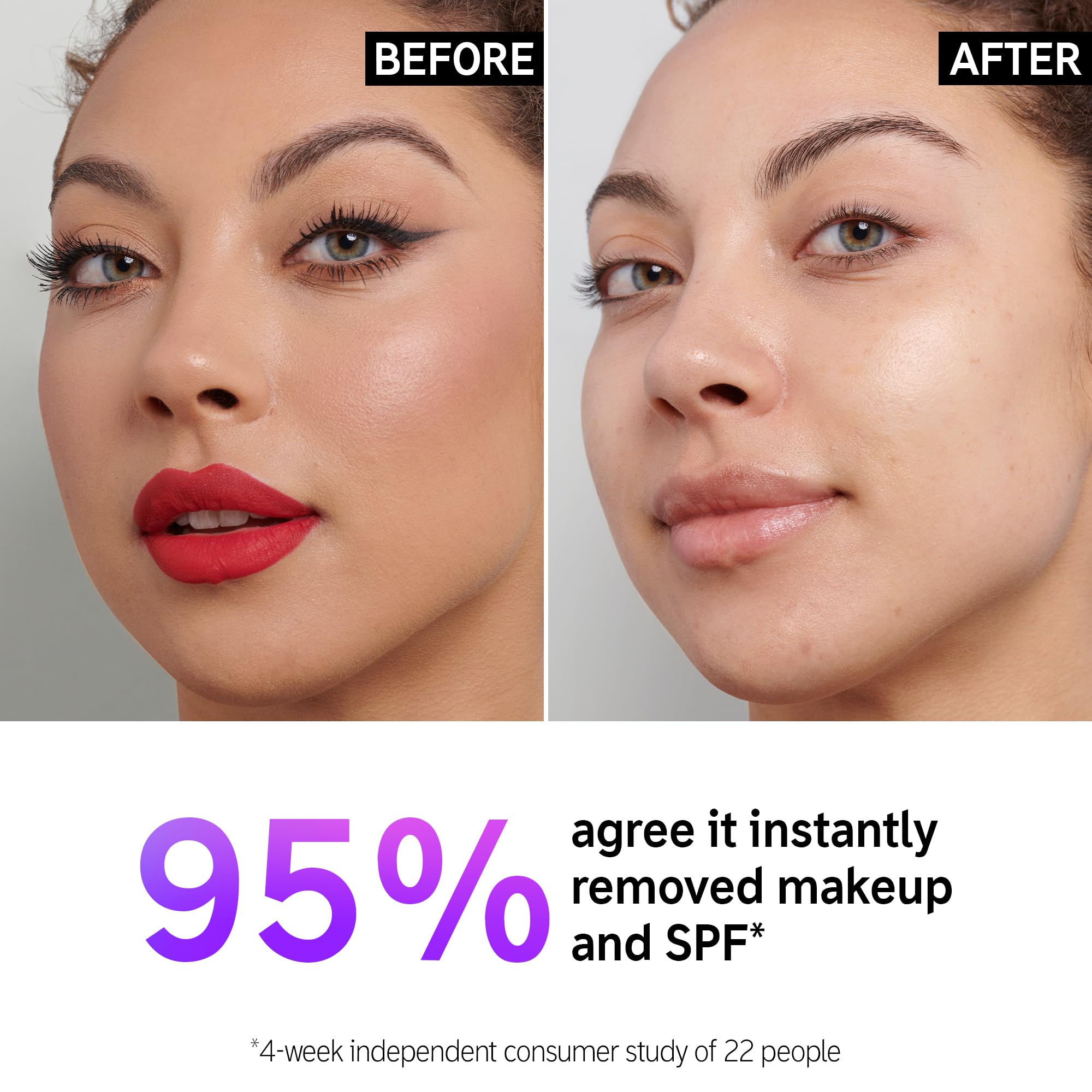 The INKEY List Oat Cleansing Balm during face massage reveals soothing cleanse