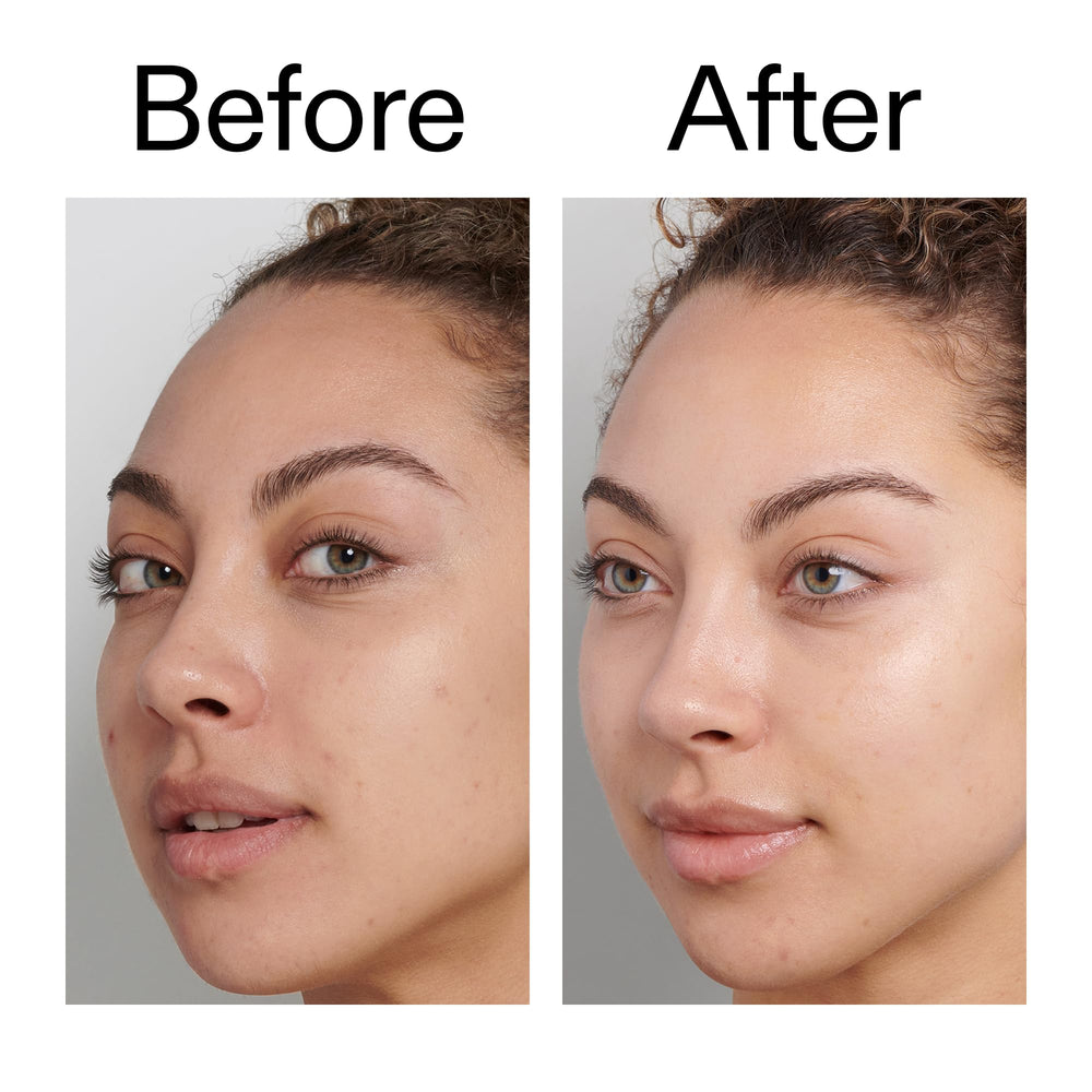 The INKEY List Fulvic Acid Brightening Cleanser in a bathroom evokes simple care.