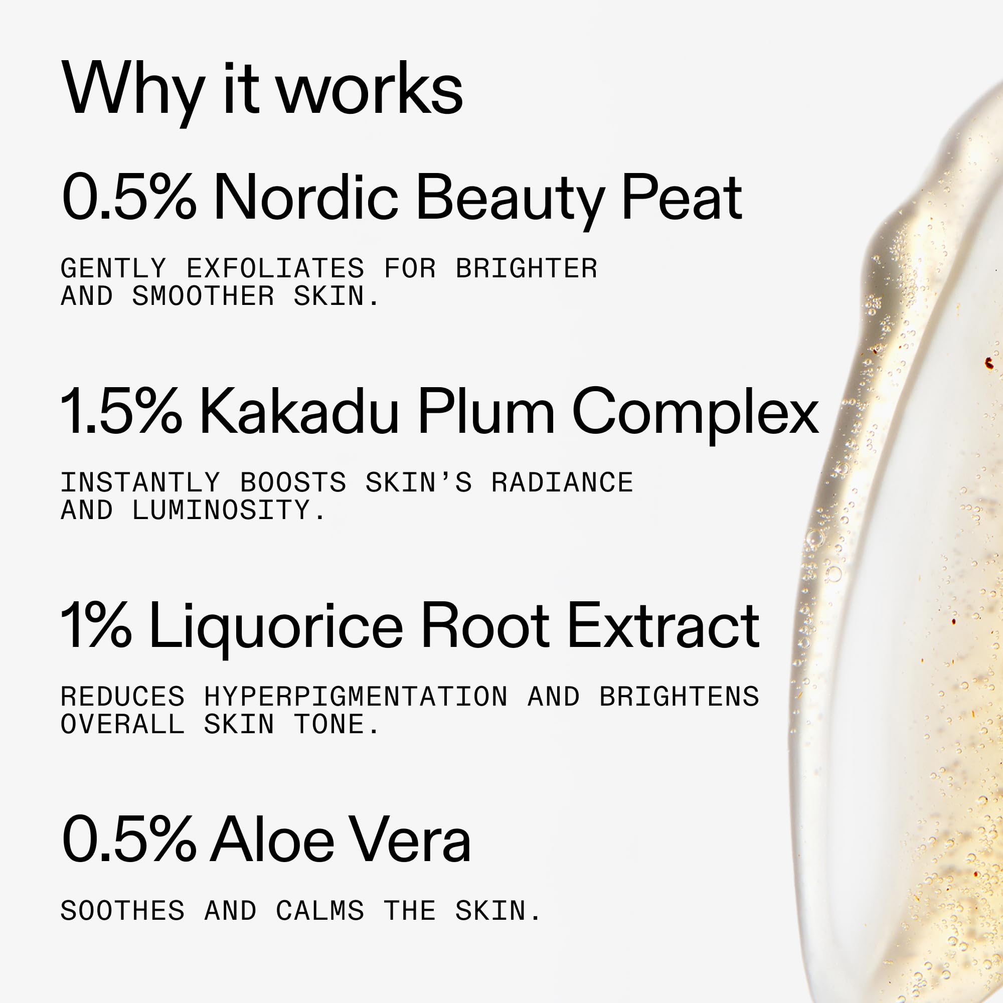 The INKEY List Fulvic Acid Brightening Cleanser fragrance-free label signals gentle cleansing.