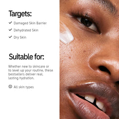 The INKEY List Glow Hard or Go Home Gift Set cream-to-milk cleanser for lightweight cleansing.