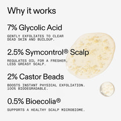 The INKEY List Glycolic Acid Exfoliating Scalp Scrub pump dispensing for easy use.