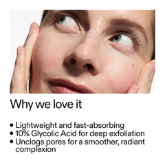 The INKEY List glycolic toner label detail emphasizes vegan, fragrance-free formula