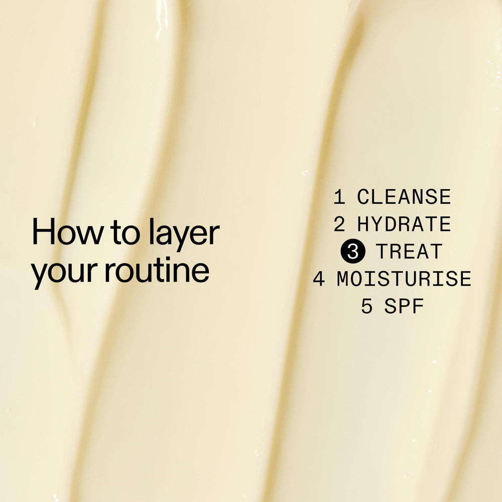 A user applying Mandelic Acid Treatment on skin for even tone and reduced post-acne marks