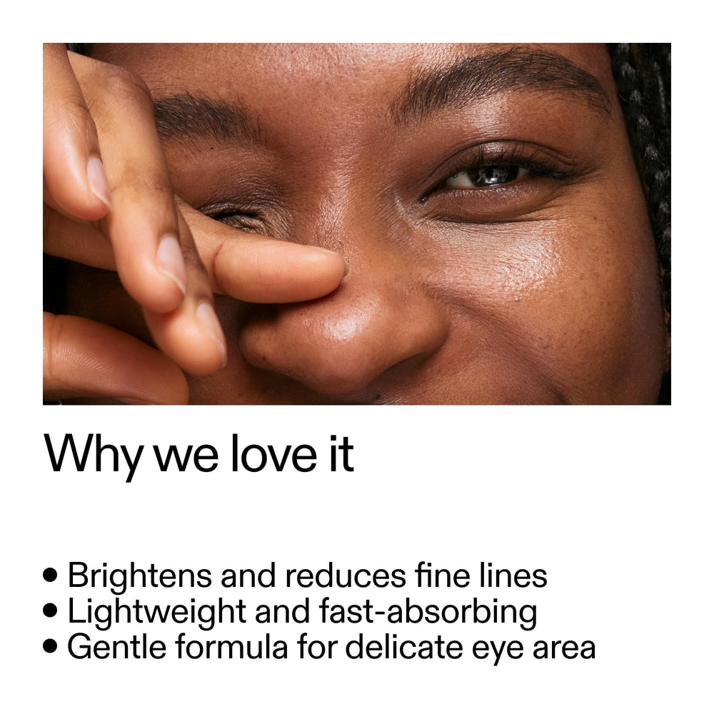 The INKEY List Retinol Eye Cream packaging highlighting vegan-friendly, fragrance-free night treatment