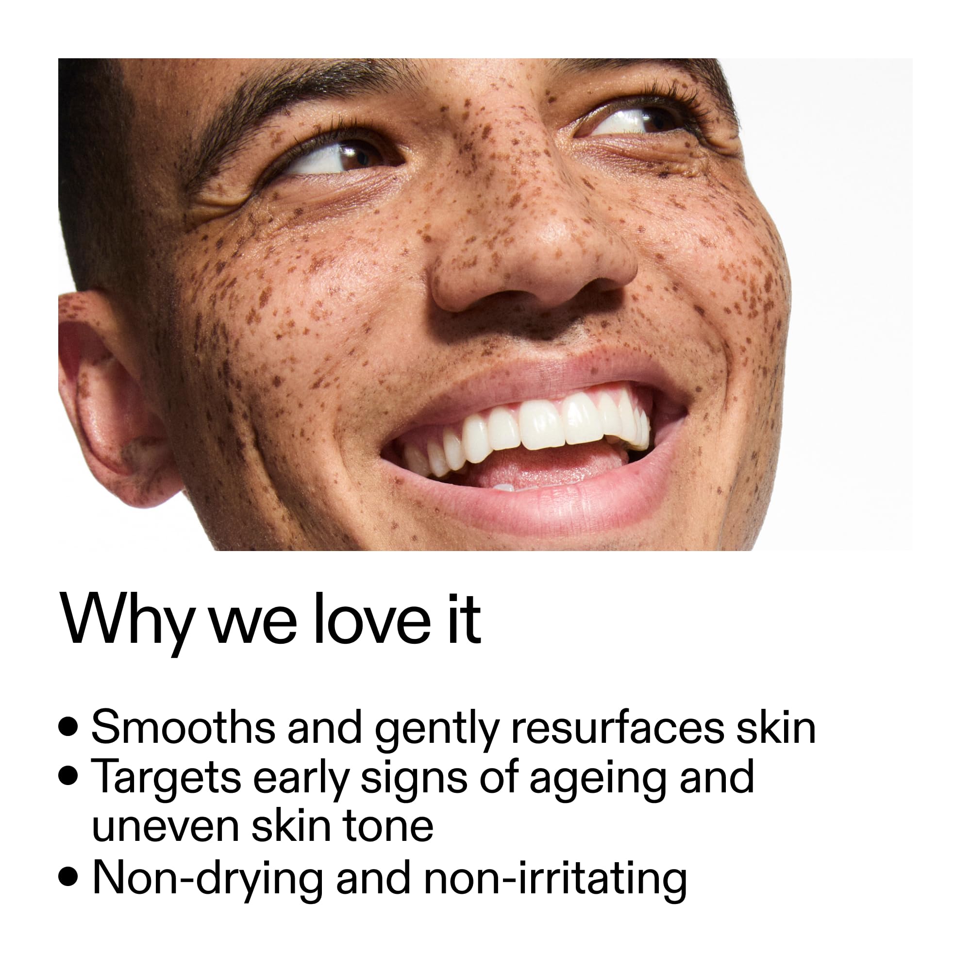 The INKEY List Scar Mark Wrinkle Serum application image highlights gradual use and absorption.